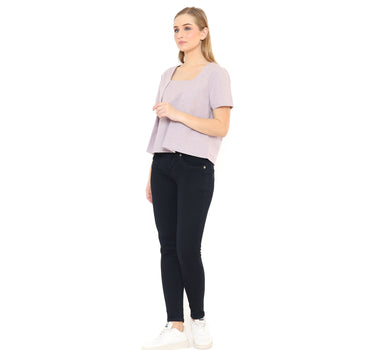 Insight Kaos Lengan Pendek Wanita D Rami Top Planet Surf