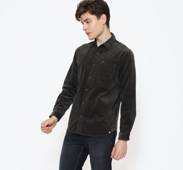 Dragon Kemeja lengan panjang Pria Longline Men Shirt Long Planet Surf