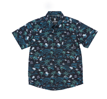Spyderbilt Kemeja Lengan Pendek Anak Anak Ibiza Kids Shirt Planet Surf