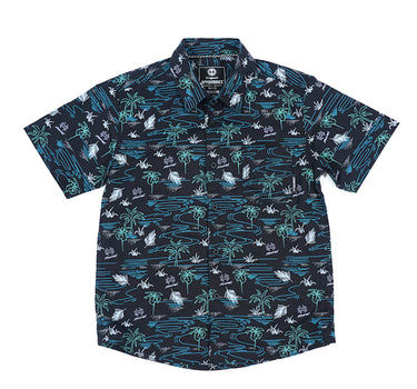 Spyderbilt Kemeja Lengan Pendek Anak Anak Ibiza Kids Shirt Planet Surf