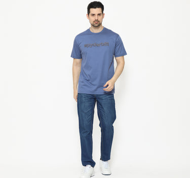 Spyderbilt Kaos lengan pendek Pria Avery Tencel Planet Surf