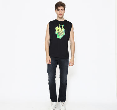 Dragon Kaos singlet Pria Ditchin Men Muscle Tee Planet Surf