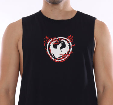 FORSAKEN MUSCLE TEE  BLACK