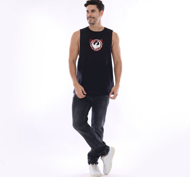 FORSAKEN MUSCLE TEE  BLACK