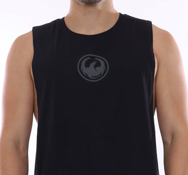 ARIAL MEN MUSCLE TEE BLACK