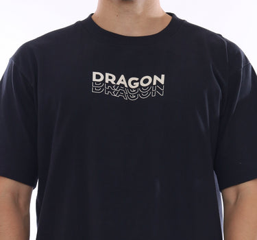 DRIP OVERSIZE MEN TEE BLACK