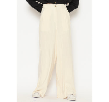A SOLICE PANTS  OFF WHITE