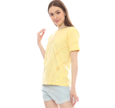 A INLINE SHORT TEE  YELLOW