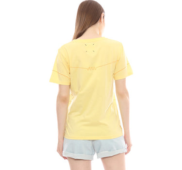 A INLINE SHORT TEE  YELLOW