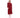 C SQUARE UP MIDI DRESS  RED