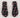A STAMP SANDAL  BLACK