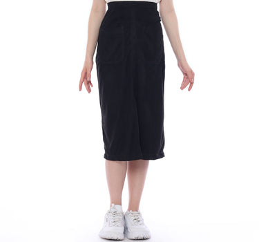 YOUNG ONE MIDI SKIRT BLACK
