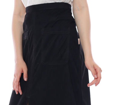 YOUNG ONE MIDI SKIRT BLACK