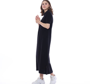 ANTIQUATED MAXI DRESS BLACK