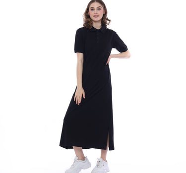 ANTIQUATED MAXI DRESS BLACK