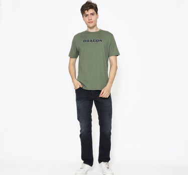 Dragon Kaos lengan pendek Pria Heather Men Tee Planet Surf