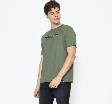 Dragon Kaos lengan pendek Pria Heather Men Tee Planet Surf