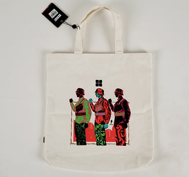 A REPEAT AFTER ME TOTE BAG  OFF WHITE ALL