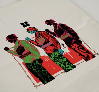 A REPEAT AFTER ME TOTE BAG  OFF WHITE ALL
