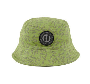 DOOMS DAY BUCKET HAT  LIME ALL