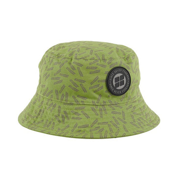 DOOMS DAY BUCKET HAT  LIME ALL