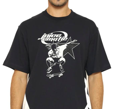 Juice Ematic Kaos lengan pendek Pria Dazzle Oversize Men Tee Planet Surf