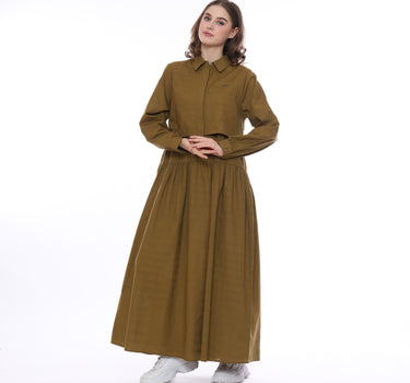 JASMINE MAXY DRESS 231C KHAKI