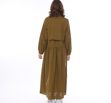 JASMINE MAXY DRESS 231C KHAKI