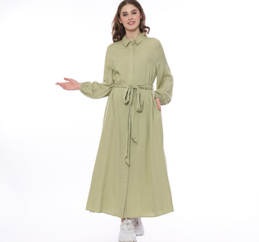 EDITA MAXY DRESS 231C GREEN
