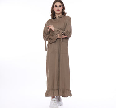 HERERA MAXY DRESS 231B BROWN