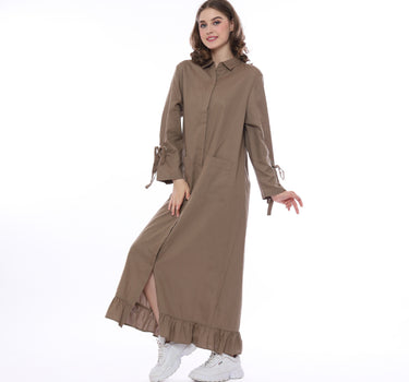HERERA MAXY DRESS 231B BROWN