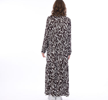 BILA MAXY DRESS 231C BROWN