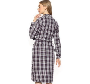 BERRYRUSSIAN MIDI DRESS  PURPLE