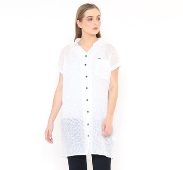 BAYONETE LADIES BLOUSE  WHITE