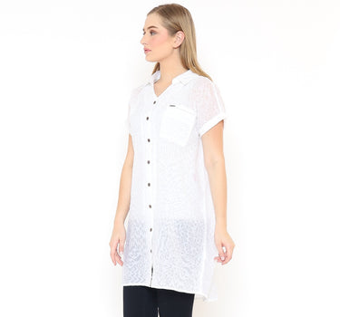 BAYONETE LADIES BLOUSE  WHITE