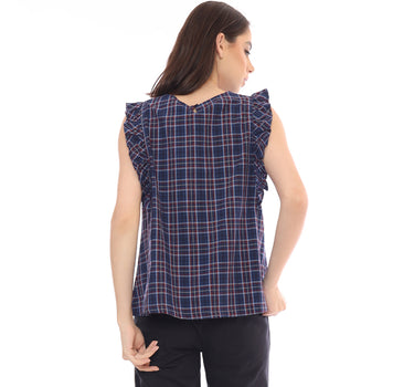 POPPY LADIES SHIRT  NAVY