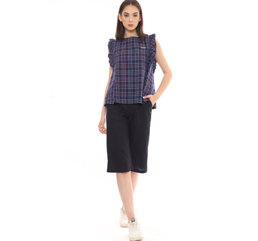 POPPY LADIES SHIRT  NAVY
