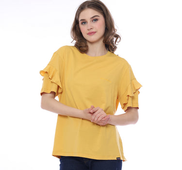 AUDY SHORT TEE 231A YELLOW