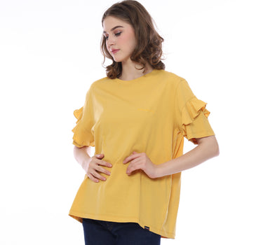AUDY SHORT TEE 231A YELLOW