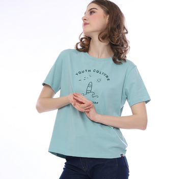SELLY BASSIC TEE 231A GREEN