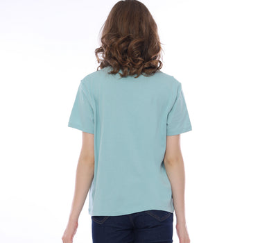 SELLY BASSIC TEE 231A GREEN