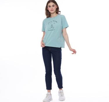 SELLY BASSIC TEE 231A GREEN