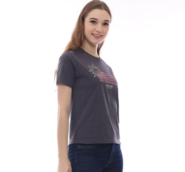 RAISA LADIES TEE 231C  CHARCOAL