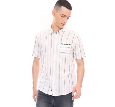 ARWONT MEN SHIRT  CREAM