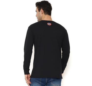 COMA MEN LONG TEE  BLACK