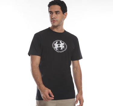 AZTECA MEN TEE  BLACK