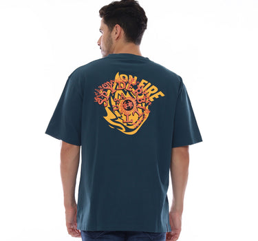 ON FIRE MEN OVERSIZE TEE