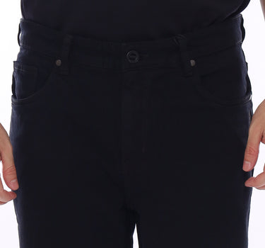 DAMIT MEN WALKSHORT DENIM 231B BLACK