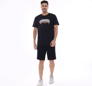 DAMIT MEN WALKSHORT DENIM 231B BLACK