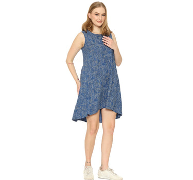 SOUNA MIDI DRESS BLUE